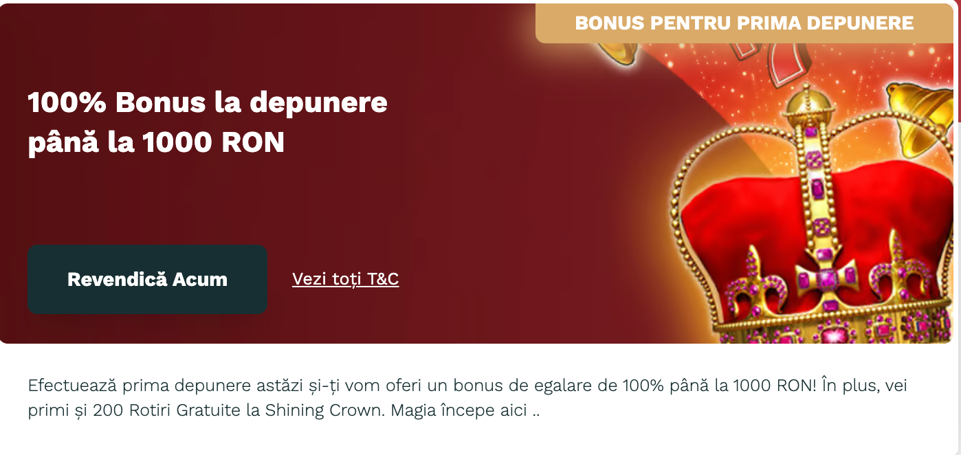 Magic Jackpot Bonus de Bun Venit